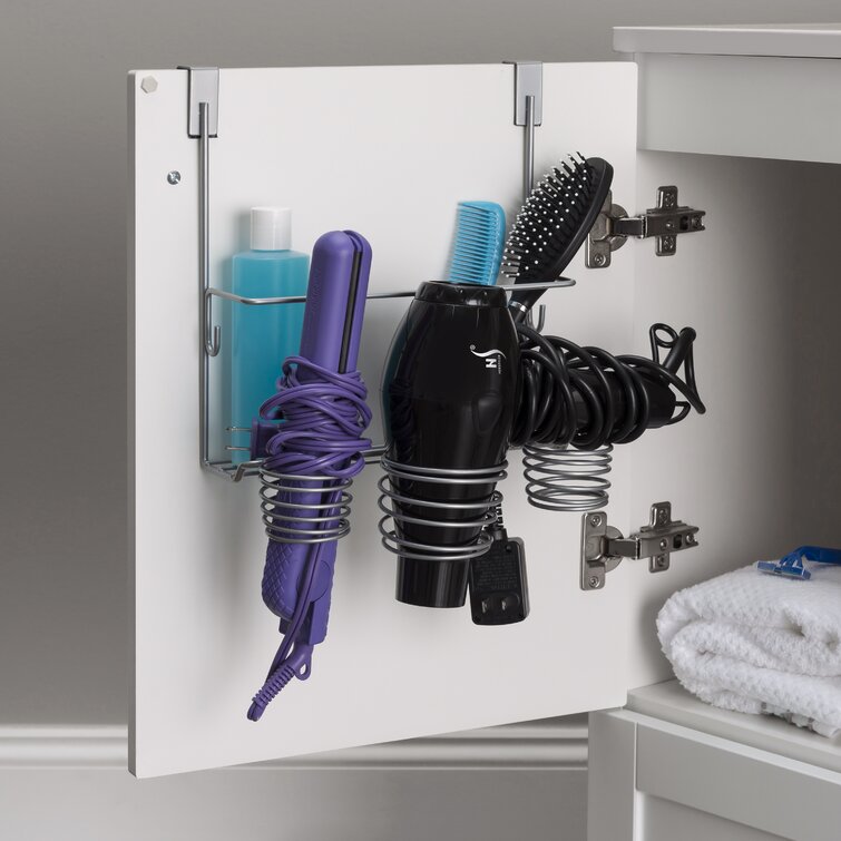 Bathroom hair tool organizer sale